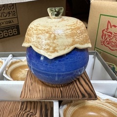 茶碗蒸し 茄子型蓋付き煮物椀の画像