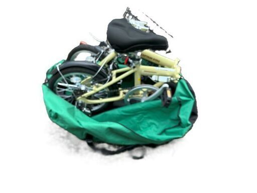 ★千葉・手渡し限定★新品同様★折りたたみ自転車　CAPTAINSTAG　16インチ 外装6段  ラテ色　付属品あり★