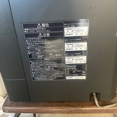 Panasonic加湿空気清浄機の画像