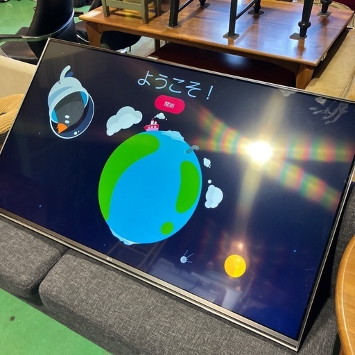 【60V/大型テレビ】60インチ　60型　液晶テレビ　リモコン付き　LG 壁掛けテレビ　家電【動作OK】