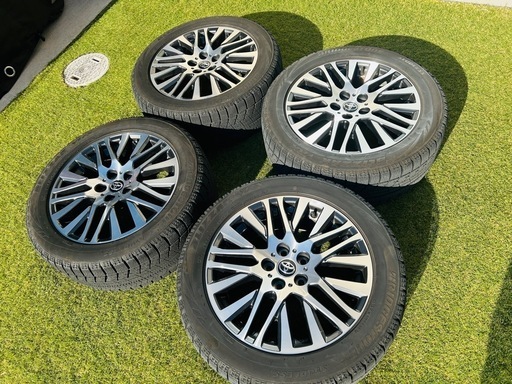 アルファード　30系前期　純正ホイール　18インチ　スタッドレスタイヤ付き