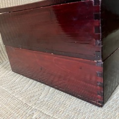 漆　木箱　物入れ　　　の画像