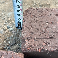 レンガ ブリックレンガ 3個 ブラウン 茶 コンクリート ブロック チョコレートの画像