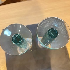 A7131【イッタラ】モンド シャンパングラス モンドグリーン ペア 廃盤の画像