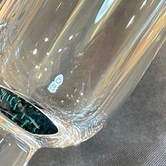 A7131【イッタラ】モンド シャンパングラス モンドグリーン ペア 廃盤の画像