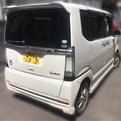 お買い得車‼️車検2年付　N- BOX カスタム　G Lパッケージ　パワスラ　ナビ　テレビ　の画像