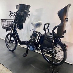 1年保証 送料無料　パナソニック　ギュットアニーズ　黒色　電動アシスト自転車　g910の画像