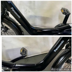 1年保証 送料無料　パナソニック　ギュットアニーズ　黒色　電動アシスト自転車　g910の画像