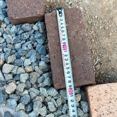 レンガ ブリックレンガ 60個 ブラウン 茶 チョコレート コンクリートの画像