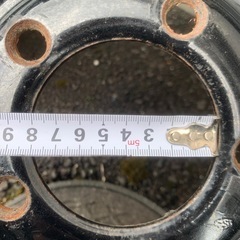デイトナ風？ブラックホイール　タイヤ付き　15インチ　7J?8J?　の画像