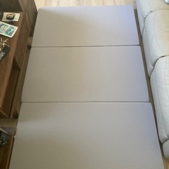 ニトリ 高反発3つ折りマットレス セミダブルの画像