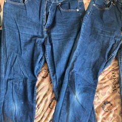 GUデニムパンツサイズ73の画像