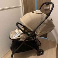 サイベックスメリオカーボン　人気のベージュ　純正ドリンクホルダー付き サイベックスメリオのドリンクホルダー代用品おすすめレビュー！付けた