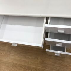 ★リユースのサカイ春日部店★KJ11642  ドレッサー ホワイト H131×W70×D40 クリーニング済みの画像