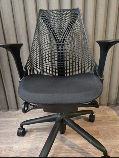 ハーマンミラー　セイルチェア　ブラック　10年保証付