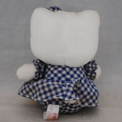[1489] ハローキティ ぬいぐるみ チェック柄ドレスの画像