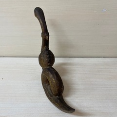 骨董品　金属　ゴールド　幸運　蛇　オブジェの画像