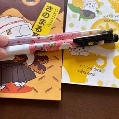 さのまるメモ帳２つとボールペンとシャープのセットの画像