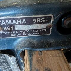 YAMAHA ２サイクル　5馬力船外機の画像