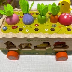 木のおもちゃ　動物農場の収穫ゲーム！の画像