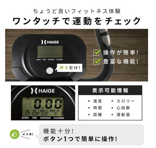 ハイガー（HAIGE）　エアロバイク