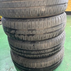 NISSAN 純正 ミシュラン 14インチ 155/65R14タイヤ ホイールの画像