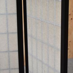 【ヤ取】≪zyt2425ジ≫ 衝立 四曲一隻 障子風 高さ150cm 間仕切り/パーテーション/目隠し/5尺/6尺/和風/レトロ/茶道具/飲食店/店舗/中古家具/宮城県仙台市 70827-09の画像