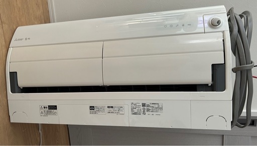 【美品】三菱エアコン10-12畳用＋室外機（排水ホース無し）