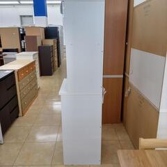 リユースのサカイ太田店★ジモティ割あり★  レンジ台 白 H177×D45×W60 クリーニング済み OJ10889の画像