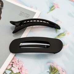 フラットヘアクリップファッションクロークリップマットヘアバレットマット素材　転売OK　倒産品　まとめ売り　ネット商材　アマゾン引き上げ商品　メルカリ　副業の画像