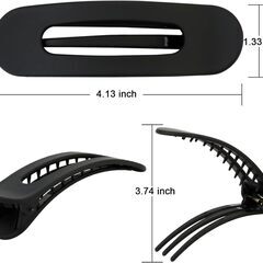 フラットヘアクリップファッションクロークリップマットヘアバレットマット素材　転売OK　倒産品　まとめ売り　ネット商材　アマゾン引き上げ商品　メルカリ　副業の画像