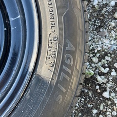 ホイールタイヤ付き4本の画像