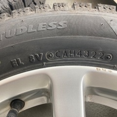 4本セット　ブリヂストン　BLIZZAK スタッドレスタイヤ　155/65R14の画像