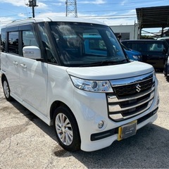 【支払総額24.8万円】即日納車ok！h29年式スペーシアカスタムZ車検令和8年7月 パワスラ フルセグTV BTオーディオ  バックカメラ アイドリングストップ の画像