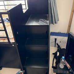 デスク付きベッドの画像