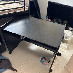 デスク付きベッドの画像