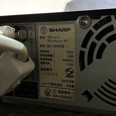 SHARP ブルーレイレコーダー  BD-HDW32✨️の画像