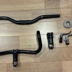 LEADER BIKE ／the cure／ブルー／自転車／ピストバイク／シングルスピードバイクの画像