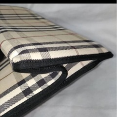 【本日優先】BURBERRY  チェックハンドバッグの画像
