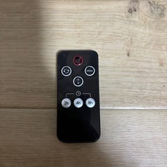セラミックファンヒーター　リモコン付きの画像