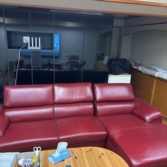 本革ソファーの画像