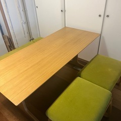 無印良品 リビングでもダイニングでもつかえるテーブル ベンチ1×1 ベンチ2×2の画像