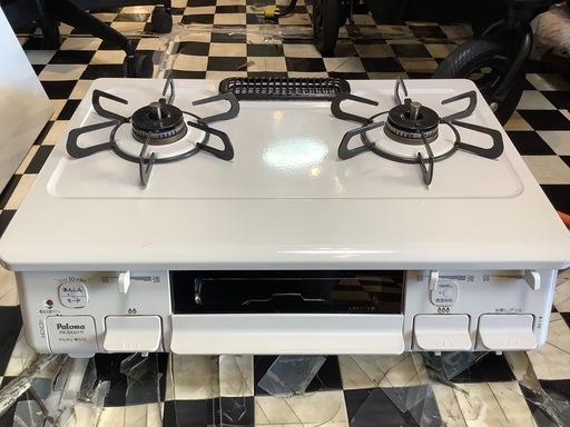 【リサイクルサービス八光】2021年製　パロマ　LP ガスコンロ　プロパンガス　右強火　PA-S42H-1R