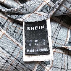 【SHEIN（シーイン）】DAZY　チェック柄　プリーツスカート（XL）の画像
