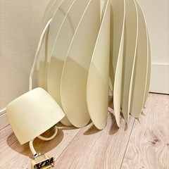 IKEA シムニンゲン ペンダントランプ ホワイト φ42cmの画像
