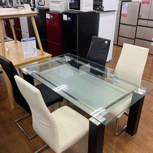 ダイニング5点セット　使用感、酸化有り