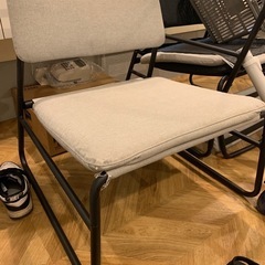 IKEA チェア ダークグレー USED の画像