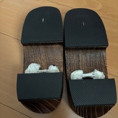 下駄 浴衣 レース柄 新品 の画像