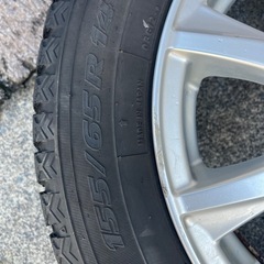 14インチ シルバー ホイールセット 4本の画像