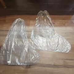 靴の上から履くビニールの画像